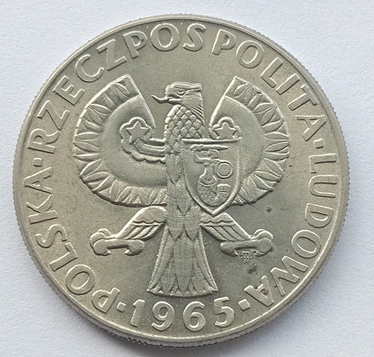 10 Złotych 1965 (próba) 700-lecie Warszawy