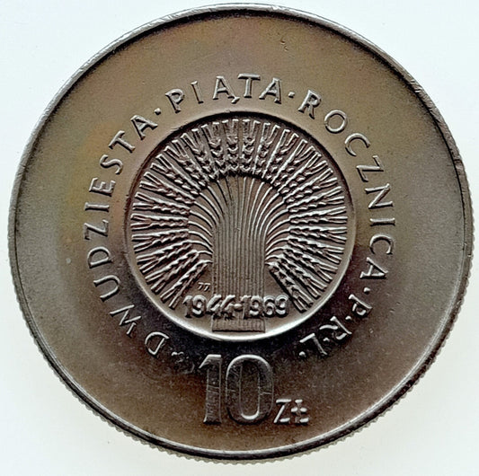 10 Złotych 1969 25 lat PRL
