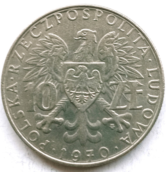 10 Złotych 1970 25 lat - Ziemie Odzyskane