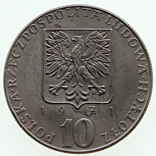 10 Złotych 1971 Organizacja do spraw Wyżywienia i Rolnictwa przy ONZ - FAO
