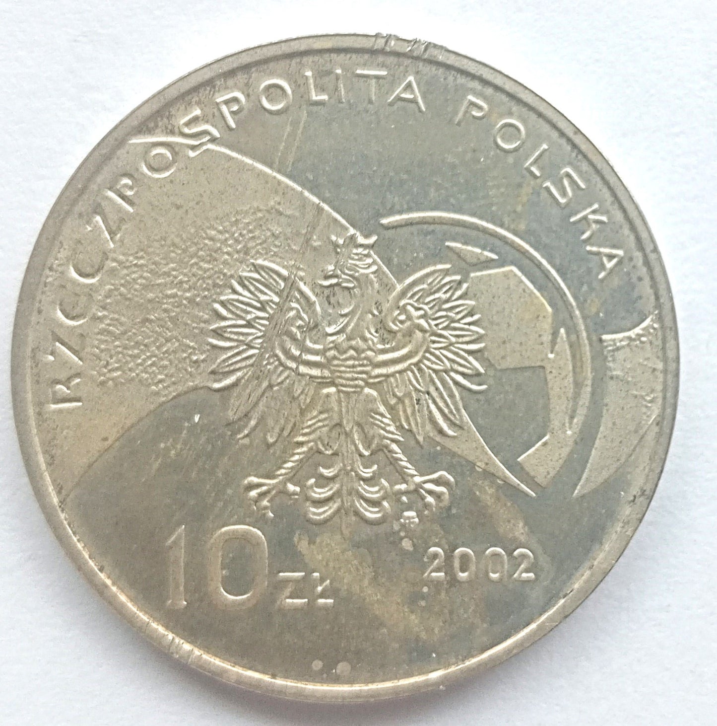 10 Złotych 2002 Mundial Korea/Japonia 2002 /piłkarz/
