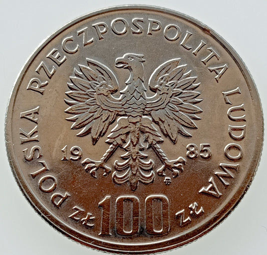 100 Złotych 1985 Pomnik Szpital - Centrum Zdrowia Matki Polki