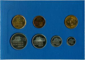 1988 Różne Guldeny Zestaw Prowincja Groningen