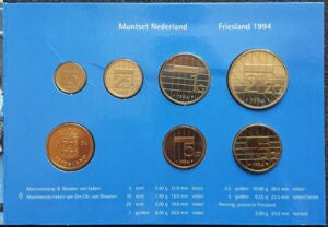 1994 Różne Guldeny Zestaw Prowincja Friesland