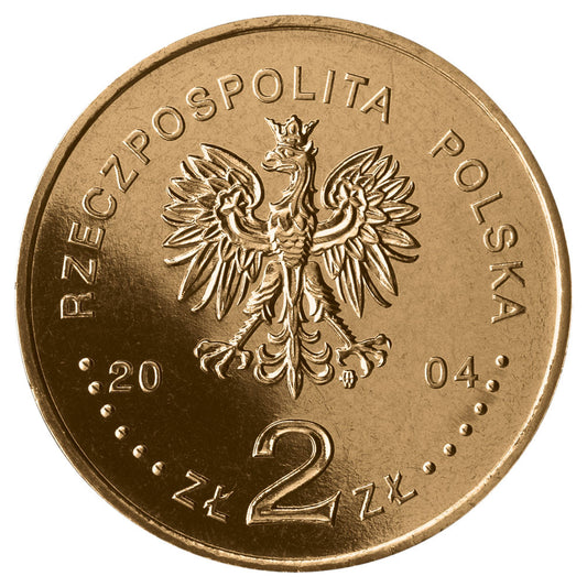 2 zł 2004 - Dzieje złotego: 1 złoty z 1924 r.