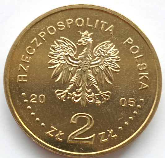 2 zł 2005 - Papież Jan Paweł II