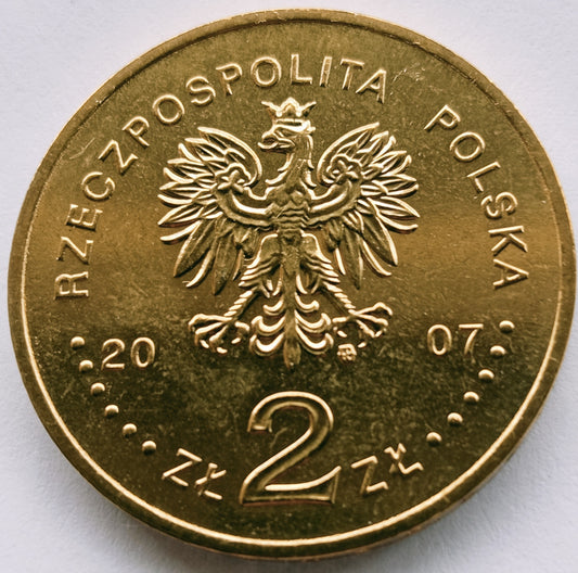 2 zł 2007 - Dzieje Złotego: 5 zł z 1928 r. – Nike