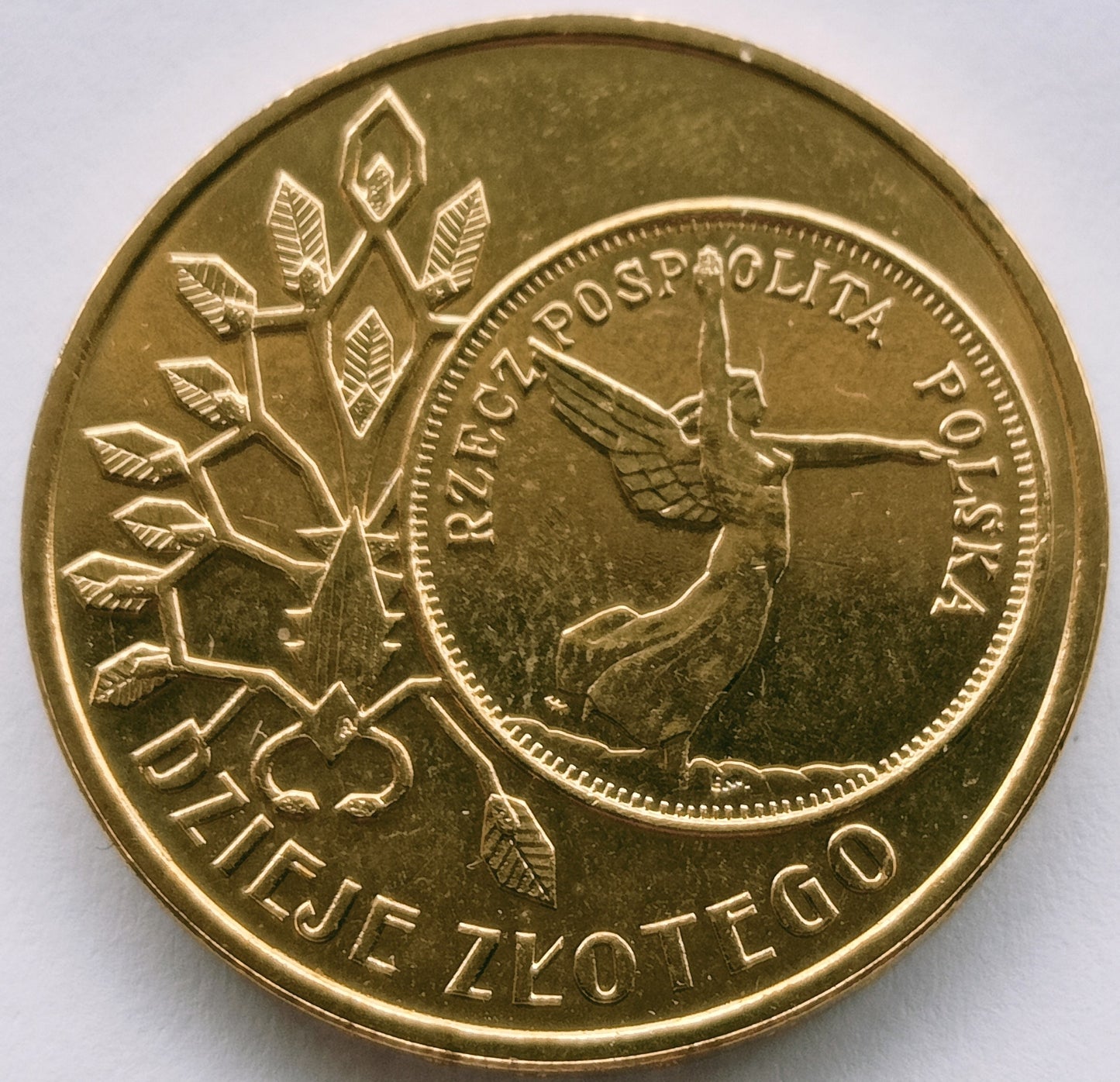 2 zł 2007 - Dzieje Złotego: 5 zł z 1928 r. – Nike