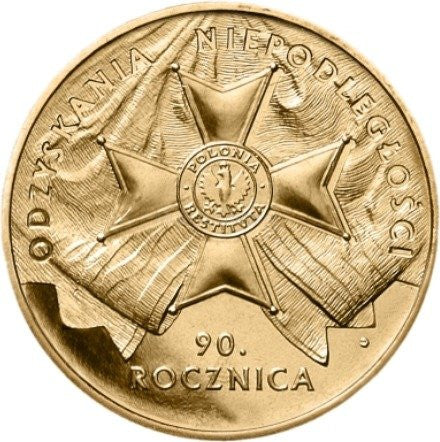 2 zł 2008 - 90. rocznica odzyskania niepodległości