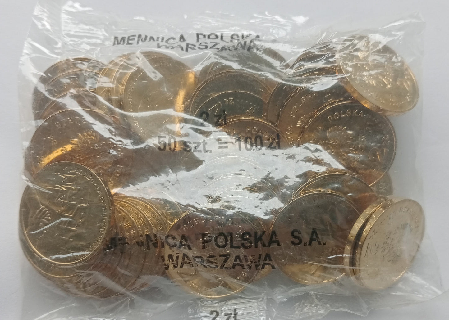 2 zł 2011 - Przewodnictwo Polski w Radzie UE (50 sztuk monet)