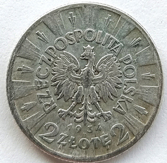 2 Złote 1934 Józef Piłsudski