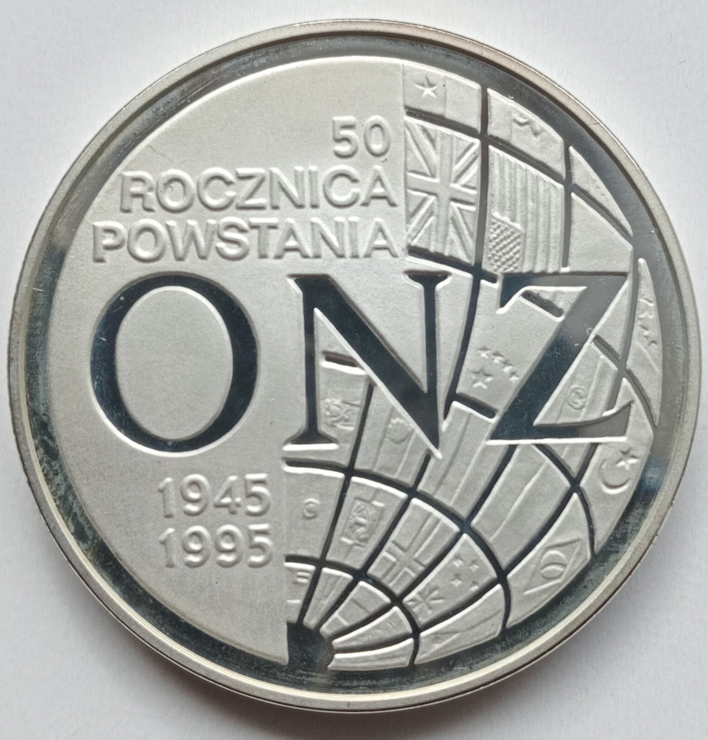 20 Złotych 1995 50. rocznica – Organizacja Narodów Zjednoczonych