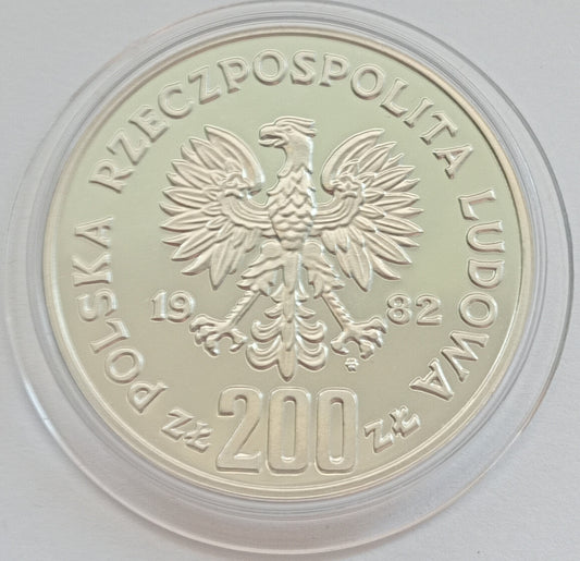 200 Złotych 1982 Mistrzostwa Świata w piłce nożnej w Hiszpanii