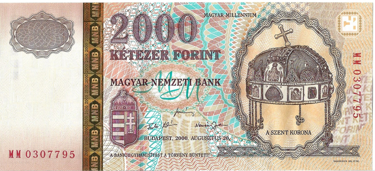 2000 Forint 2000 - UNC