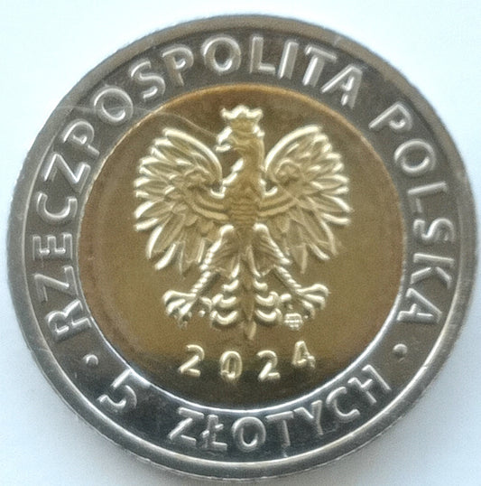 5 zł 2024 Opactwo Benedyktynów w Tyńcu