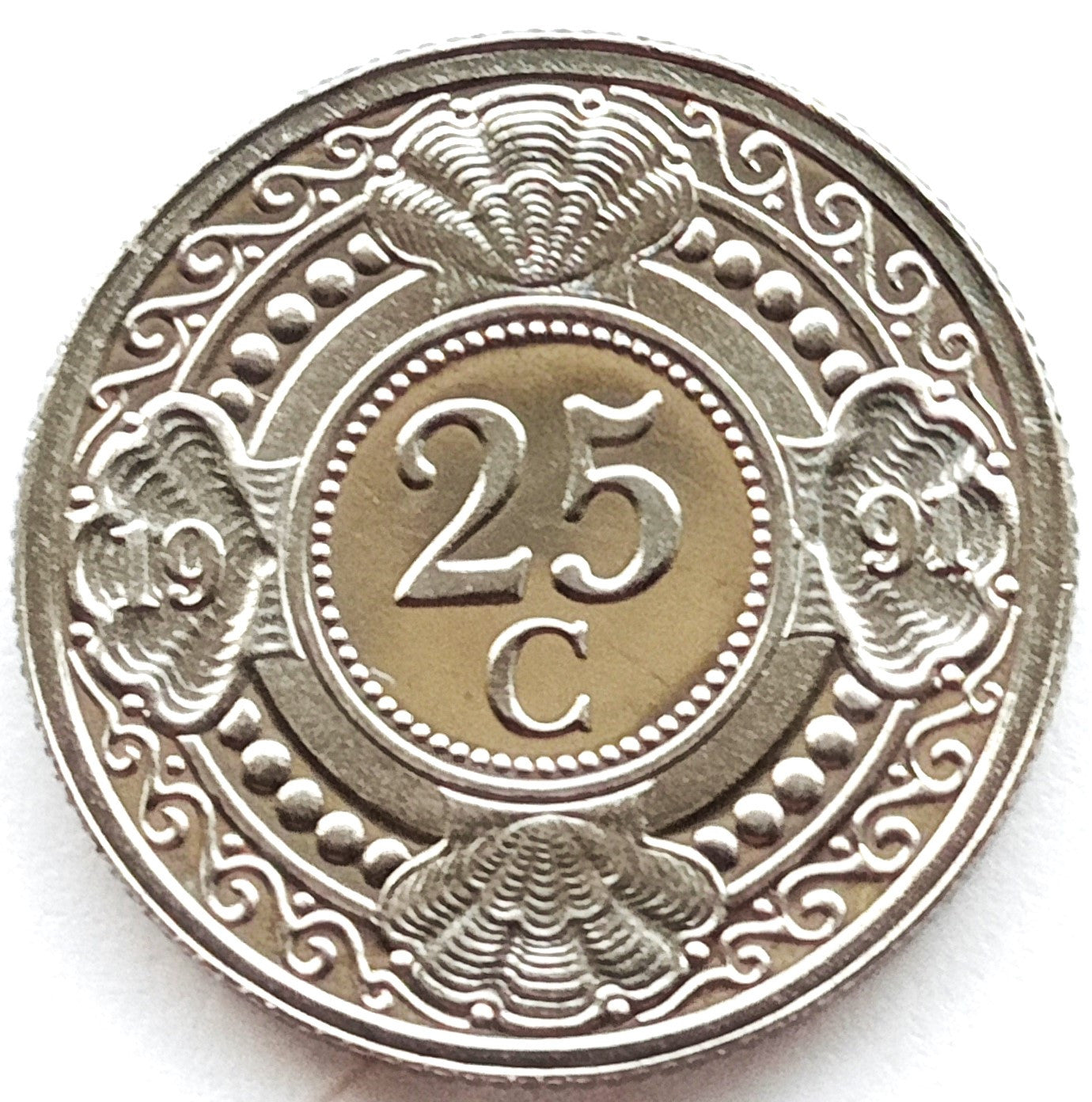 Antyle Holenderskie 25 Cent 1991