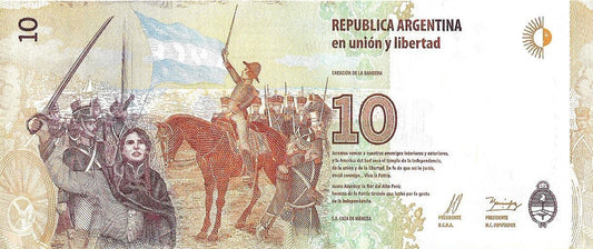 Argentyna 10 Peso 2016 - UNC