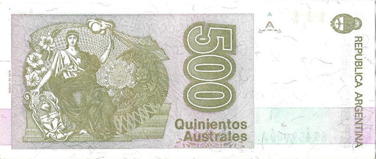 Argentyna 500 Austral 1990 - UNC