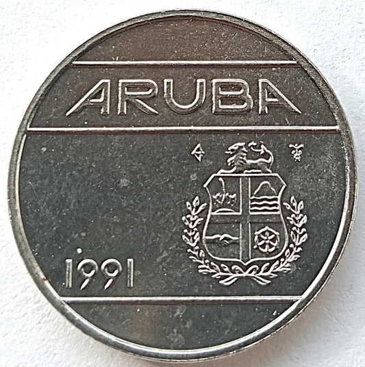 Aruba 25 Centów 1991