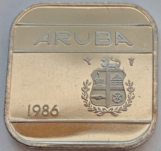 Aruba 50 Centów 1986