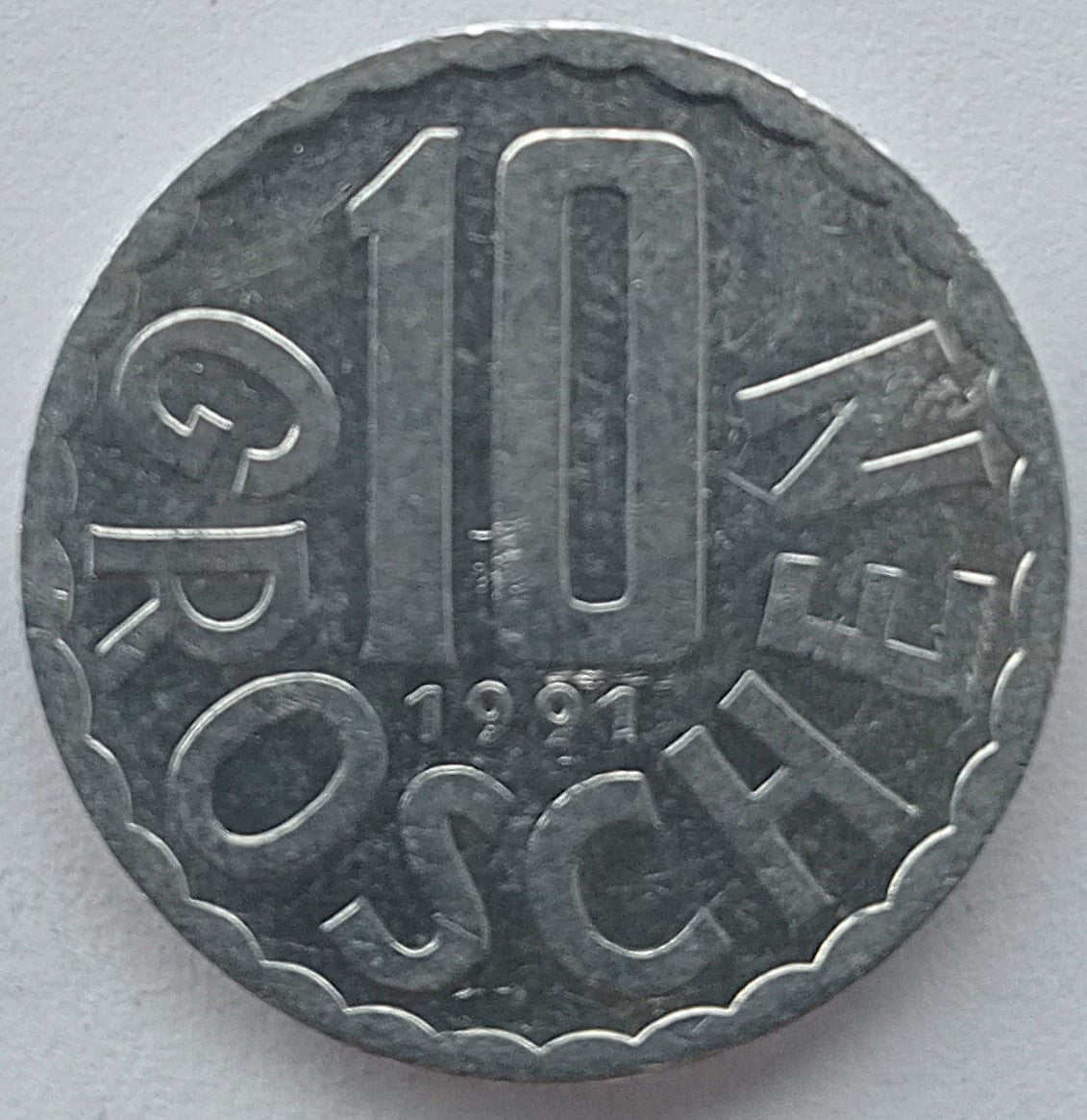 Austria 10 Groszy 1991