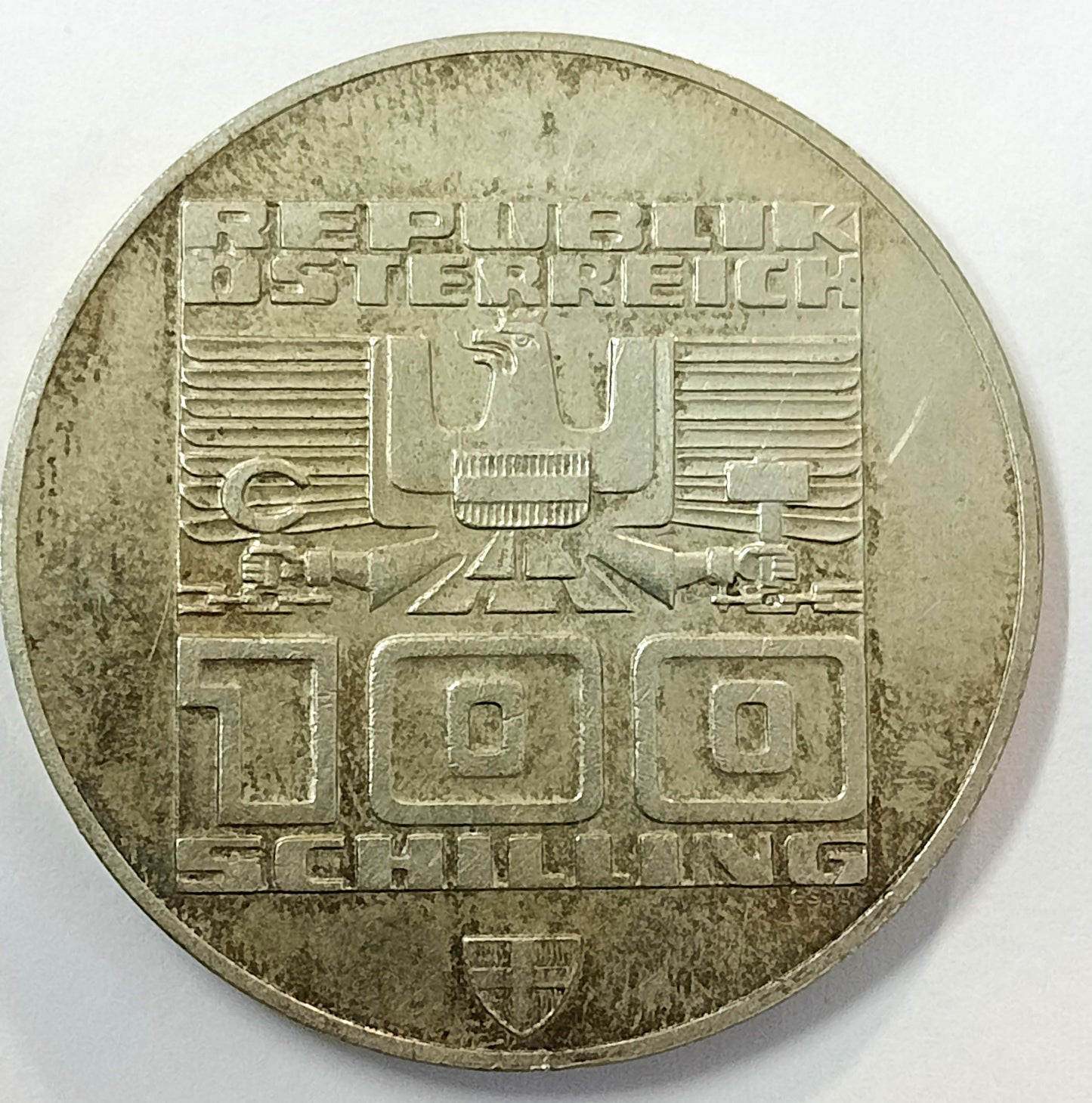 Austria 100 Szylingów 1975 XII Zimowe Igrzyska Olimpijskie