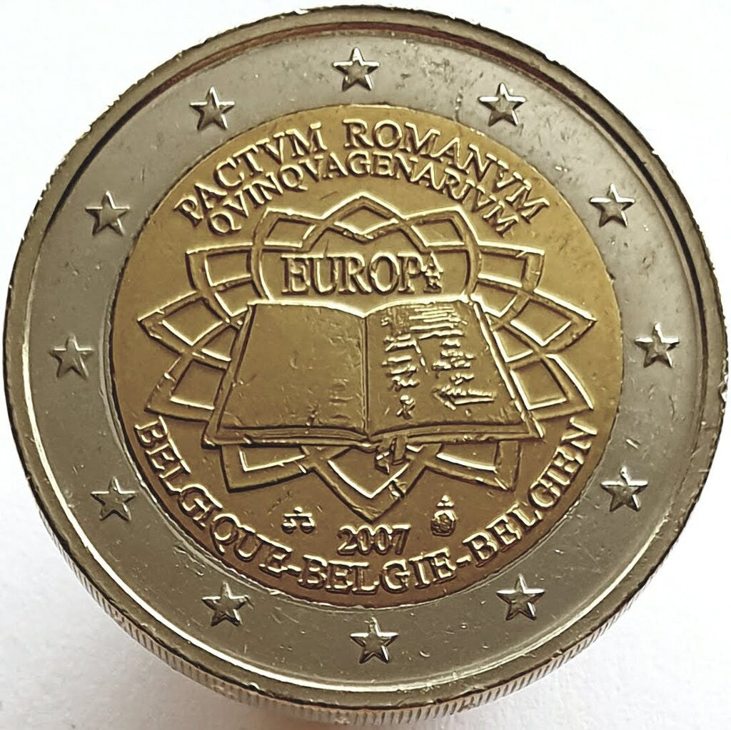 Belgia 2 euro 2007 50-lecie Traktatu Rzymskiego (Belgia)
