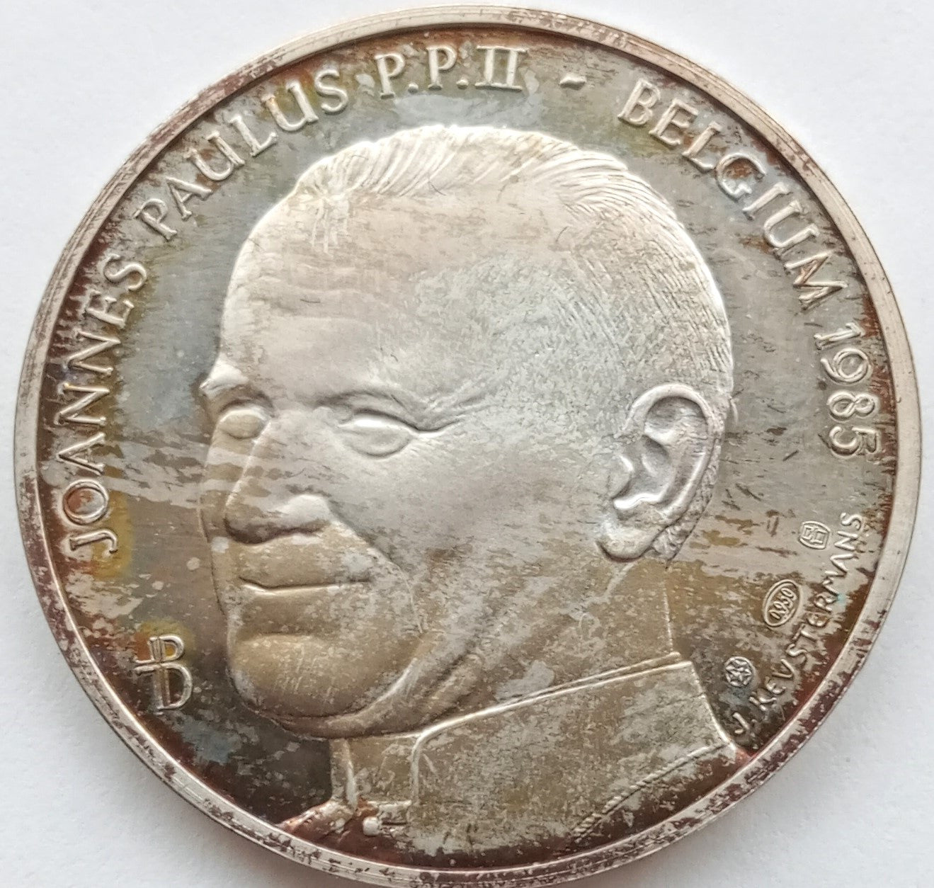 Belgia Medal pamiątkowy 1985 JAN PAWEŁ II