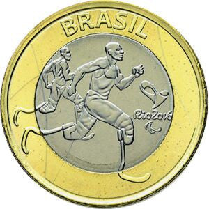 Brazylia 1 Real 2015 XV Letnie Igrzyska Paraolimpijskie, Rio de Janeiro 2016 - atletyka paraolimpijska