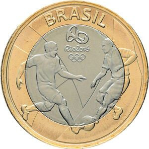 Brazylia 1 Real 2015 XV Letnie Igrzyska Paraolimpijskie, Rio de Janeiro 2016 -piłka nożna