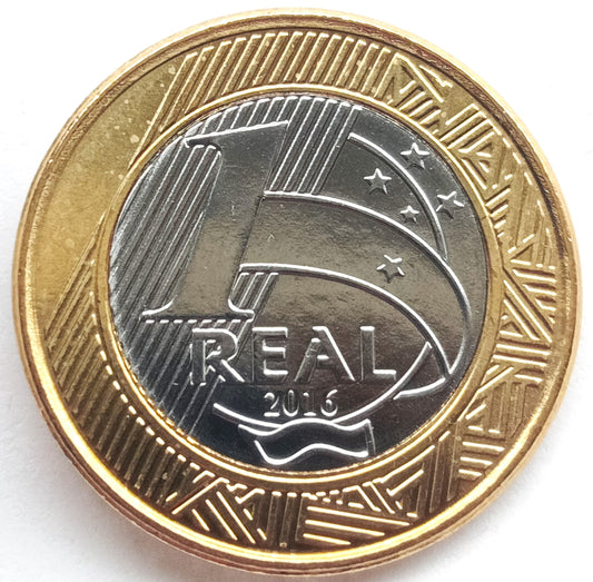 Brazylia 1 Real 2016 Maskotka Igrzysk Paraolimpijskich „Tom”