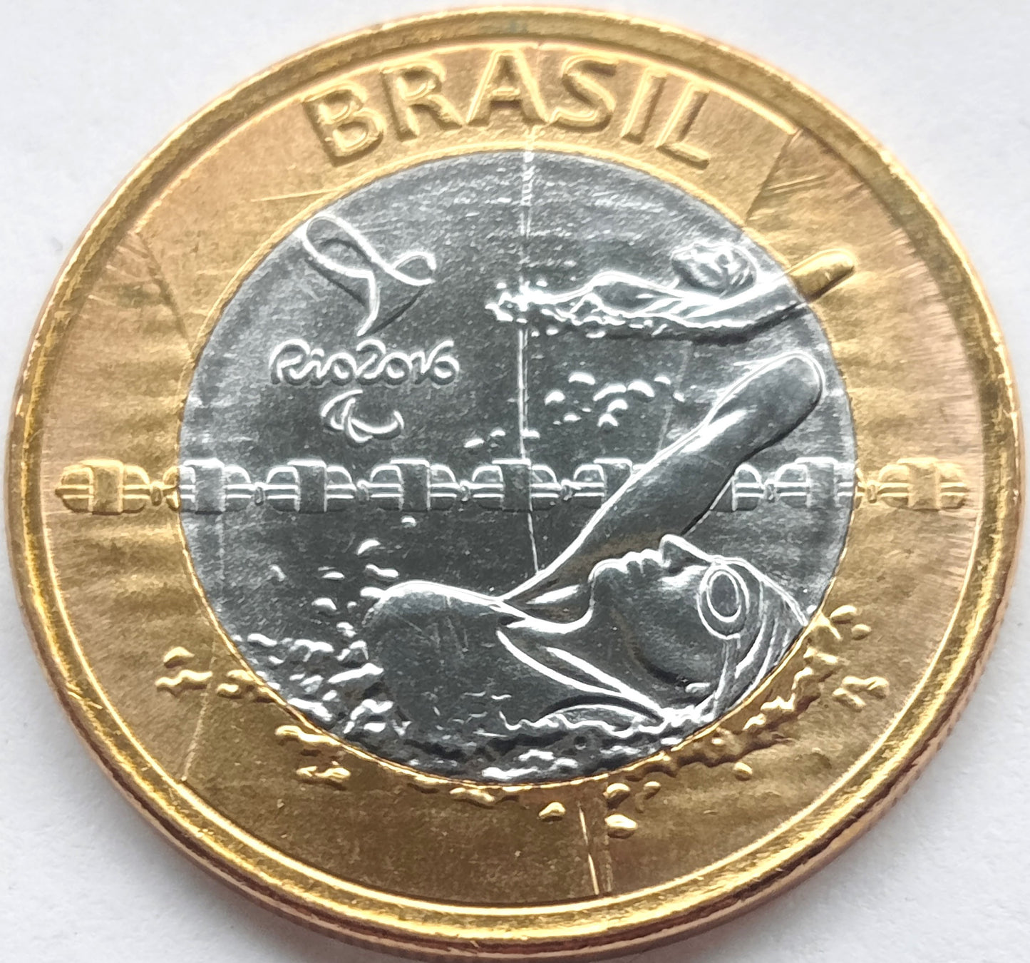 Brazylia 1 Real 2016 XV Letnie Igrzyska Paraolimpijskie, Rio de Janeiro 2016 - pływanie paraolimpijskie