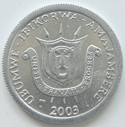 Burundi 1 Frank 2003