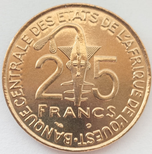 ECOWAS 25 Franków CFA 2002