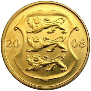 Estonia 1 Korona 2008 90. rocznica Republiki Estońskiej