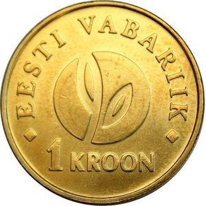 Estonia 1 Korona 2008 90. rocznica Republiki Estońskiej