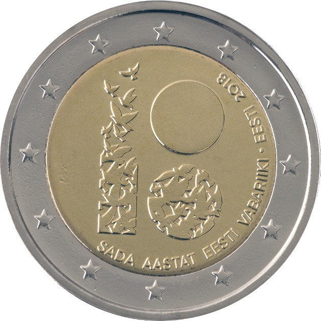 Estonia 2 euro 2018 Pierwsze stulecie istnienia Republiki Estońskiej (1918-2018)
