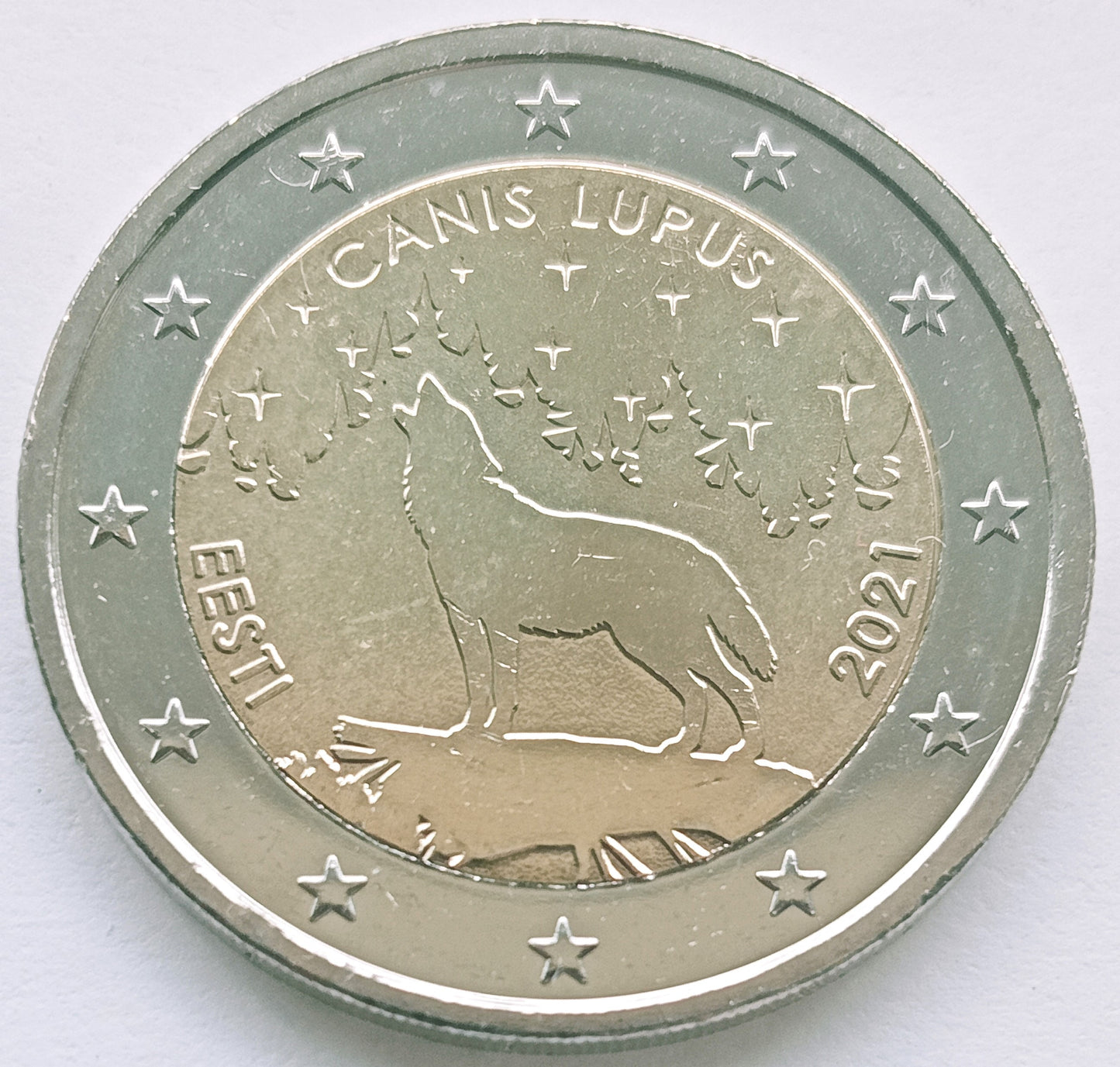 Estonia 2 euro 2021 Wilk
