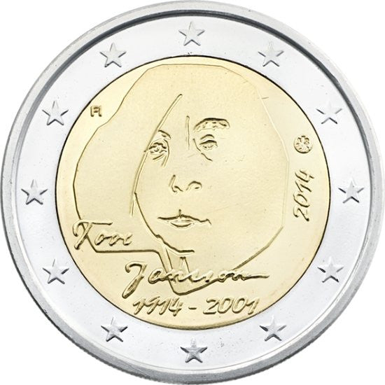 Finlandia 2 euro 2014 Pisarka, autorka komiksów - Tove Jansson