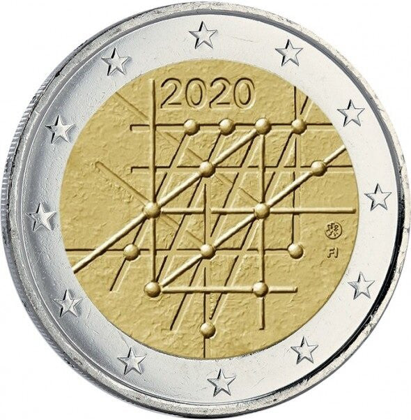 Finlandia 2 euro 2020 Uniwersytety i społeczeństwo – 100 lat Uniwersytetu w Turku