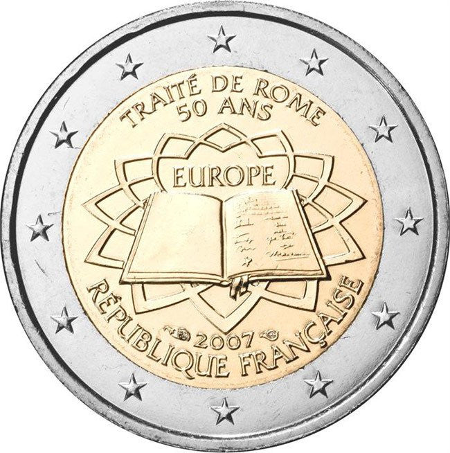 Francja 2 euro 2007 50-lecie Traktatu Rzymskiego (Francja)