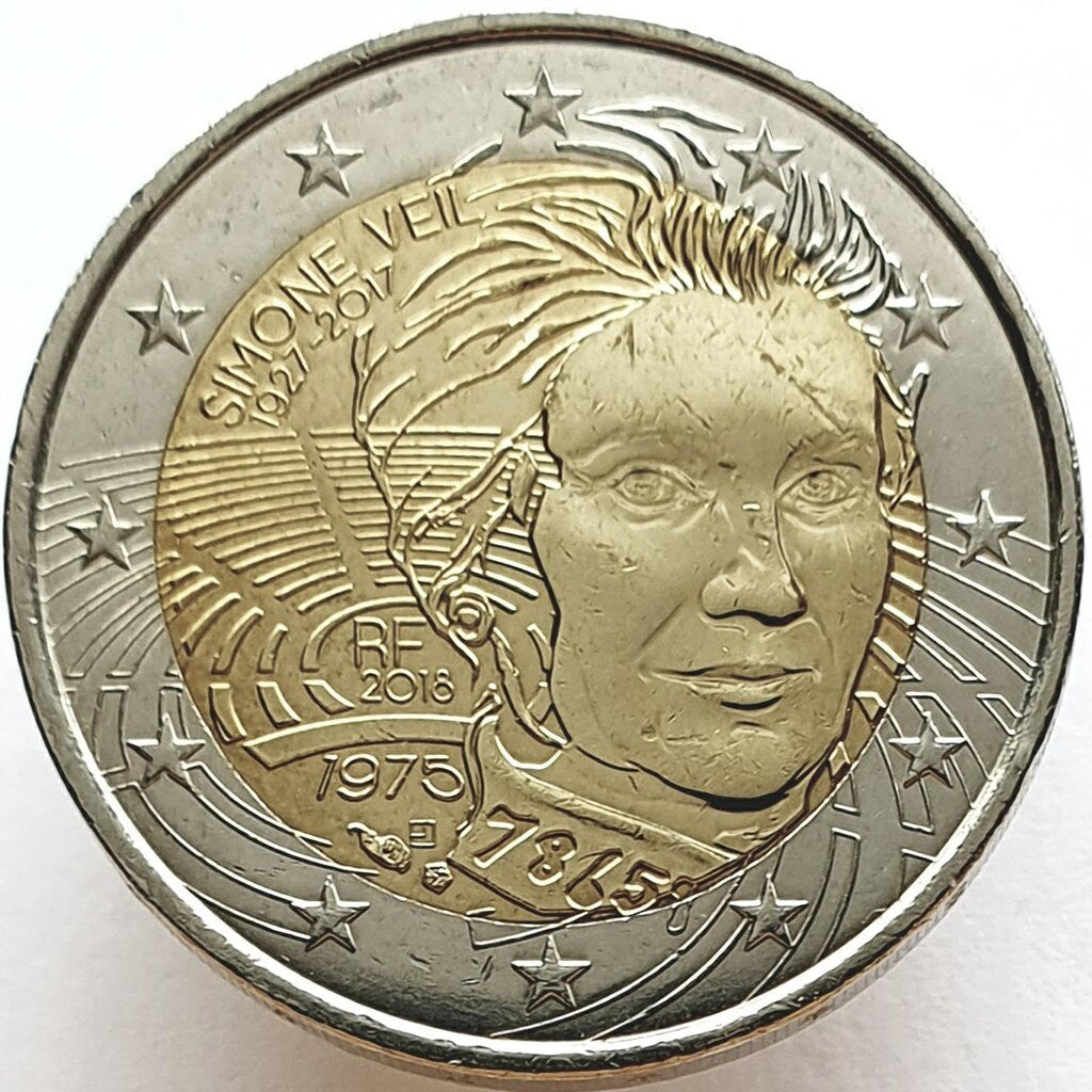 Francja 2 euro 2018 Simone Veil