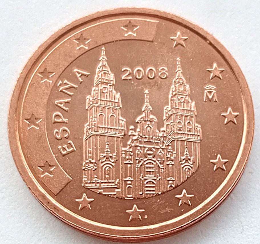 Hiszpania 2 Euro Cent 2008