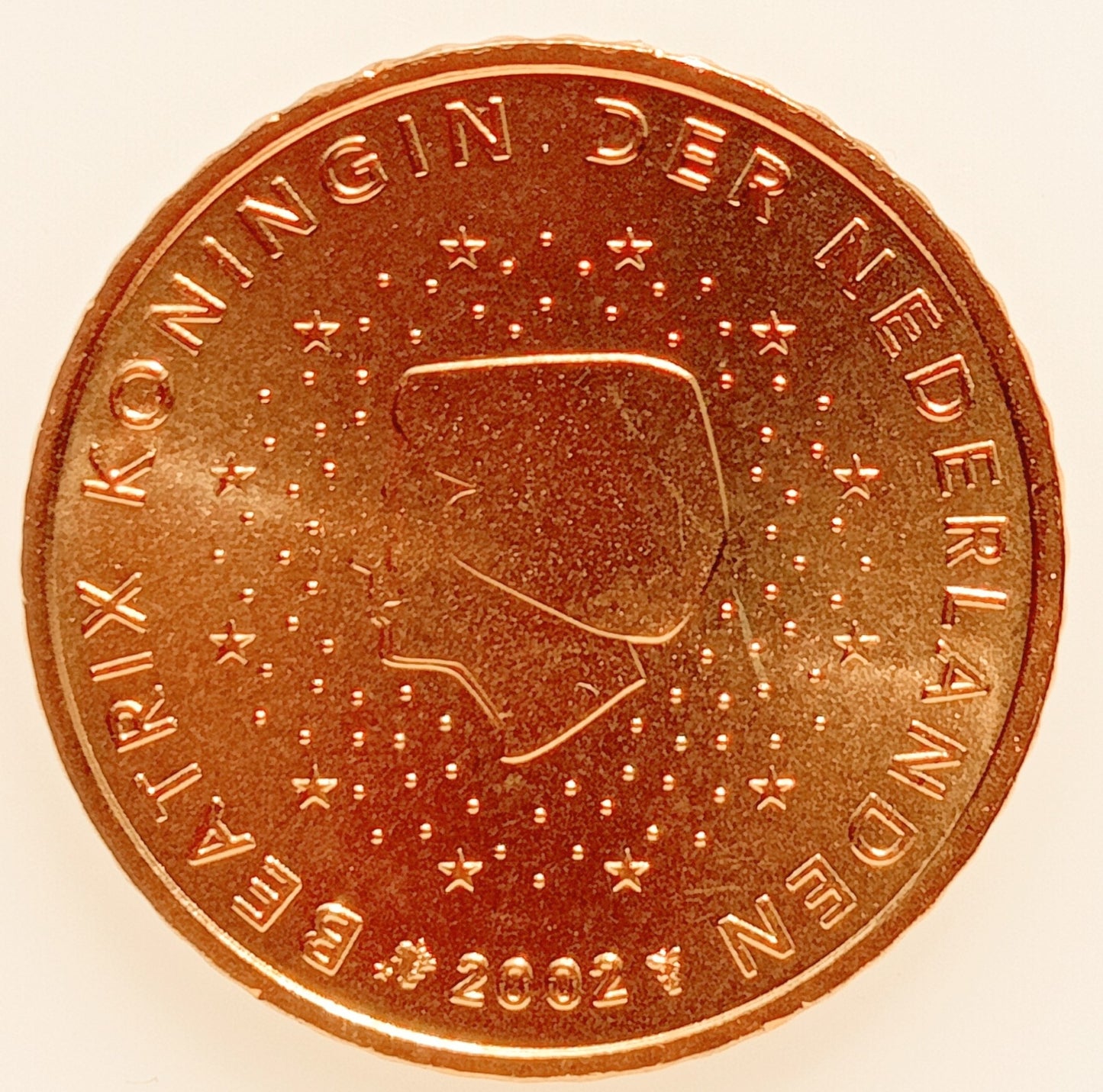 Holandia 1 Euro Centy 2002