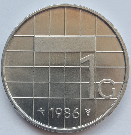 Holandia 1 Gulden 1986