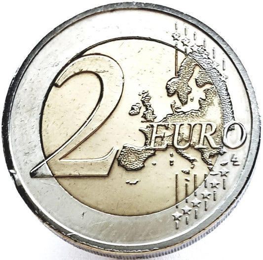 Holandia 2 euro 2009 10-lecie wprowadzenia systemu euro (Holandia)