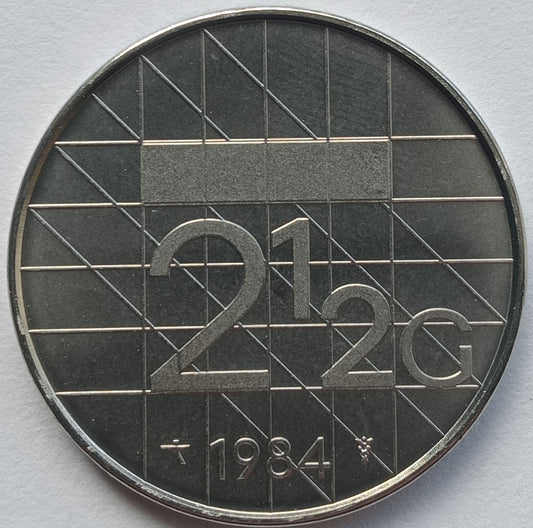 Holandia 2,5 Gulden 1984