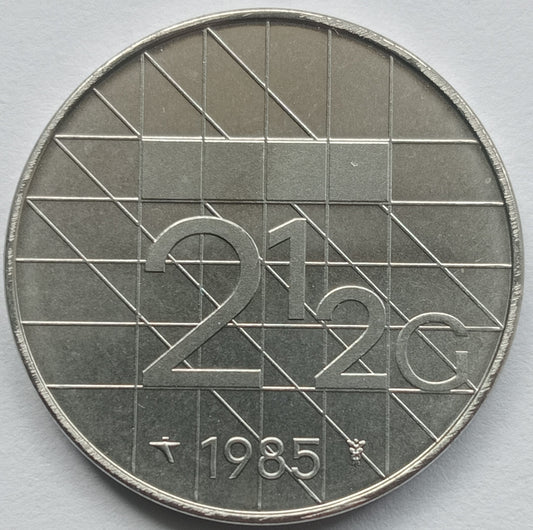 Holandia 2,5 Gulden 1985
