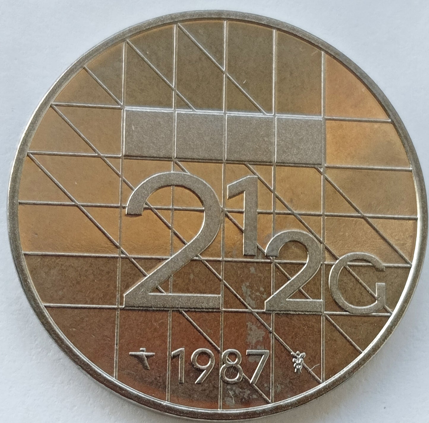 Holandia 2,5 Gulden 1987