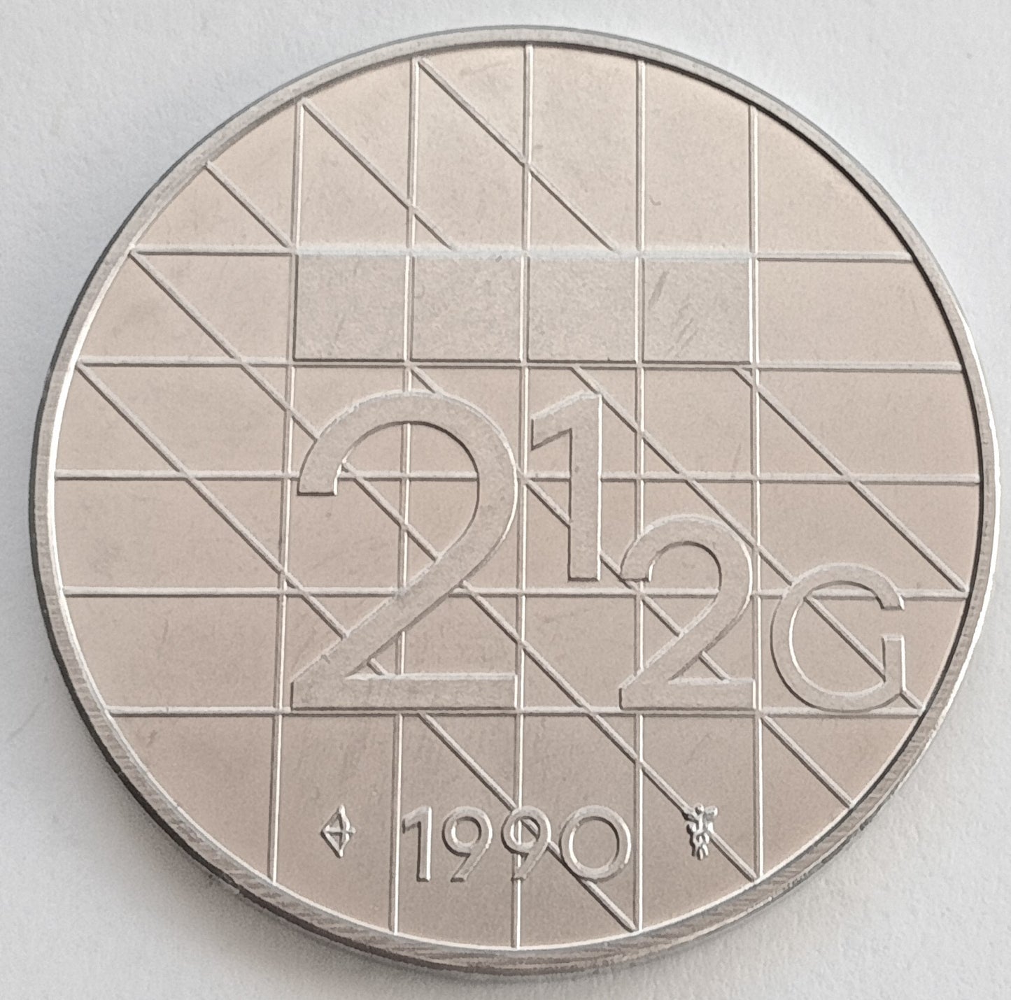 Holandia 2,5 Gulden 1990